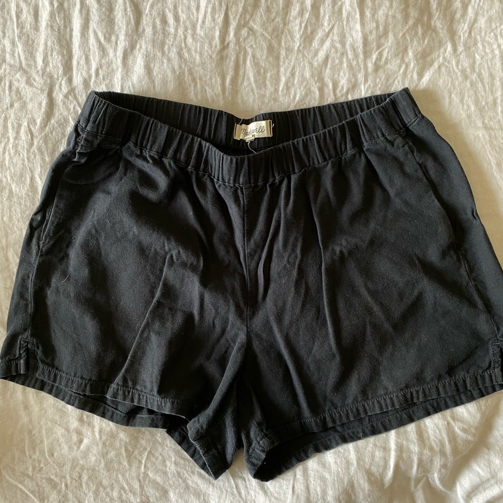 Madewell Black Women's Casual Elastic Waist Shorts